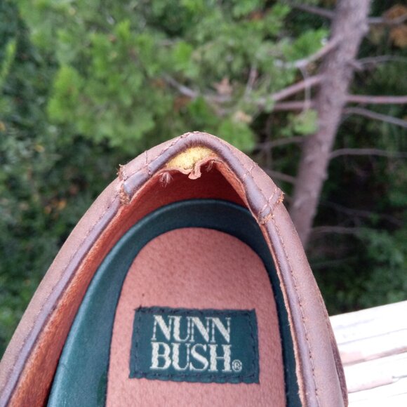 Nunn Bush leather brown Bucks men\'s shoes sz 7 1/2 NEW main image 11